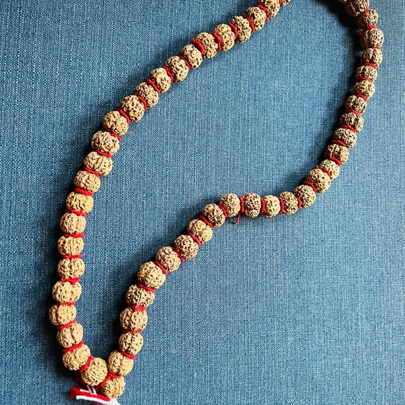 Rudrakhsha Mala Original 55 beads 5 Face for chanting, healing, meditation - Picture 2 of 7